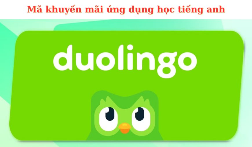 Mã khuyến mãi ứng dụng học tiếng anh Duolingo mới nhất 2025